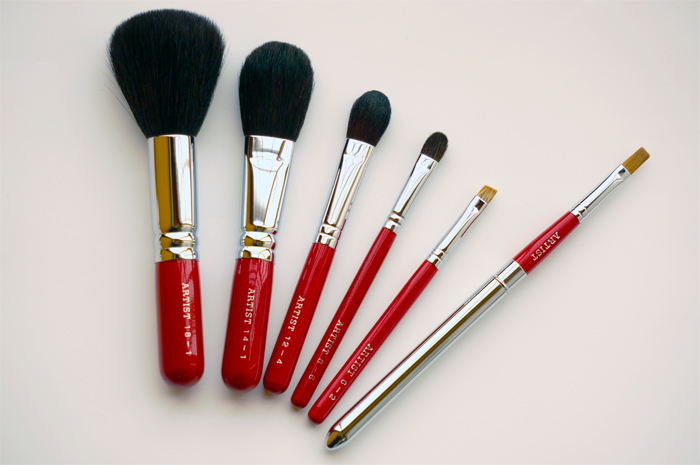 熊野筆化粧筆 アーティストシリーズ 基本６本セット | 熊野筆 文宏堂