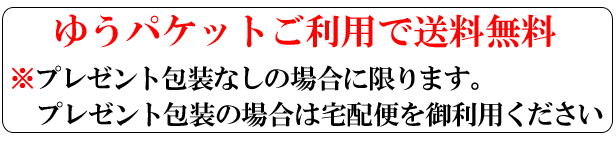 ゆうパケット送料無料